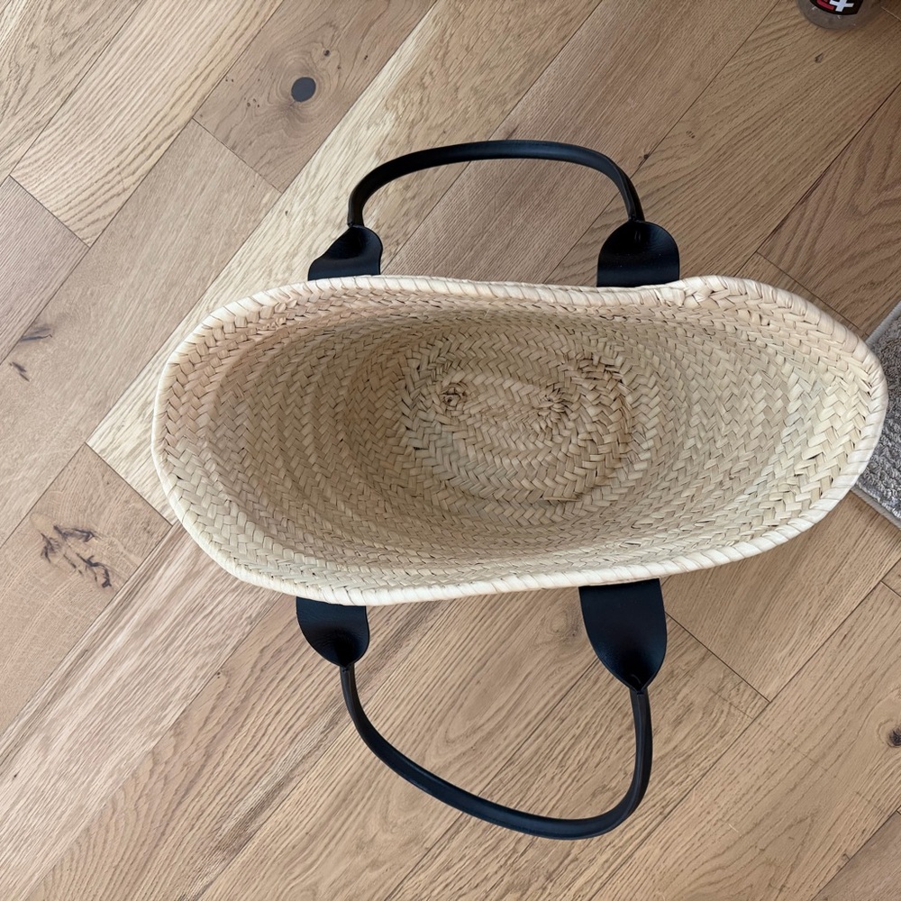 DeMellier Santorini Raffia Tote Bag - Picture 4 of 6